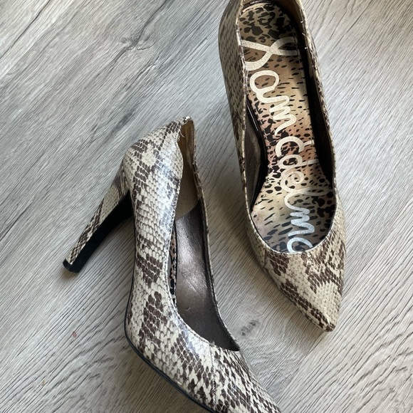 Sam Edelman Heels Animal Print size 6.5 - Picture 1 of 6